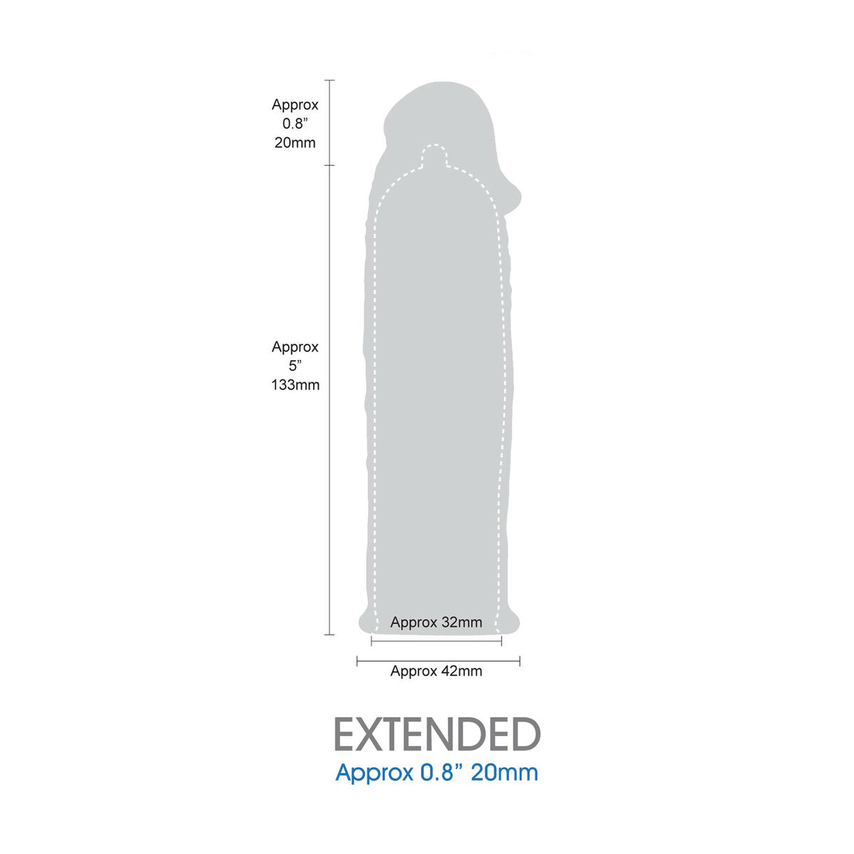 Varpos danga NMC Length extender Juoda Ø 5 cm